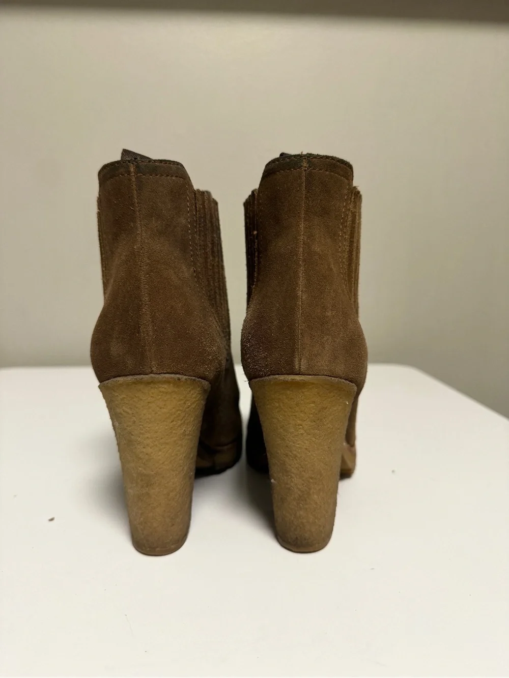 Prada Surde ankle boots in camel/brown Women’s EU 36 US 6 UK 3 - Picture 4 of 9